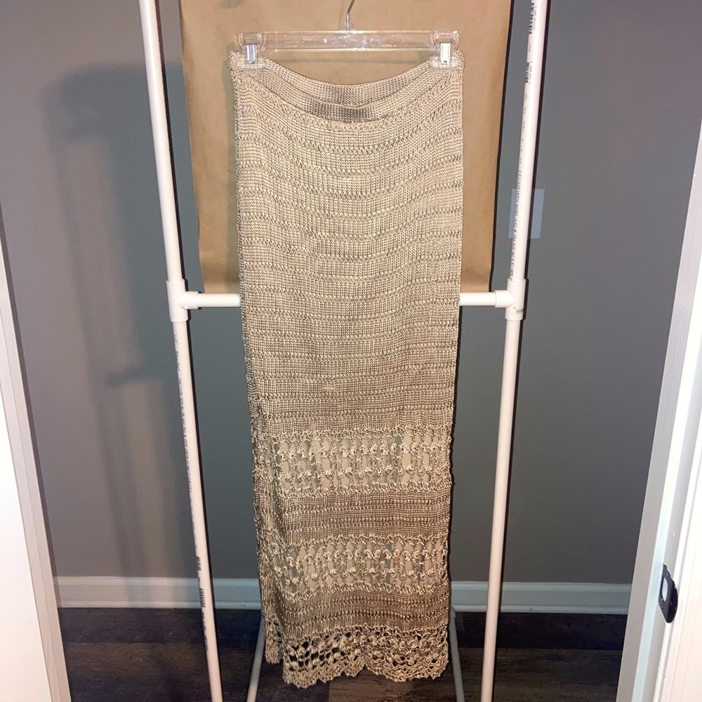 Chico’s Crochet Maxi Skirt